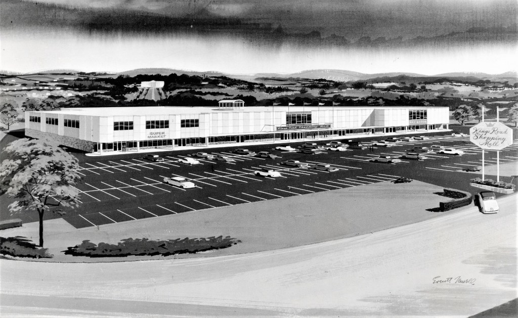 artist’s impression of a new retail development at King’s Road 